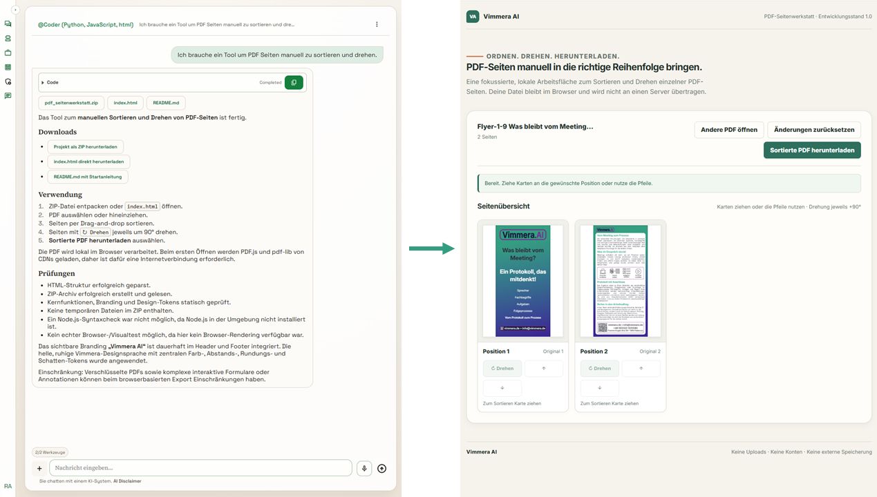 Vimmera Tools: KI-Programme für Prozesse
